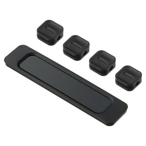 Держатель органайзер Primo TKM4 для USB кабелей магнитный - Black