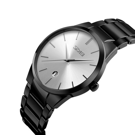 Чоловічий годинник Skmei 9140BKSI Black-Silver | Зображення 1
