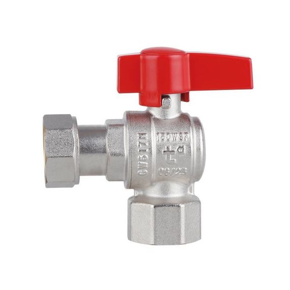 Кран кульовий Thermo Alliance Standart 3/4" В кутовий, PN40, з накидною гайкою TAS223W20 | Зображення 3