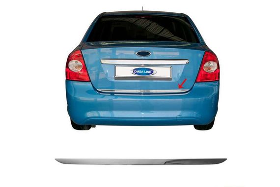 Кромка багажника (Sedan, нерж.) для Ford Focus II 2008-2011 гг | Зображення 2