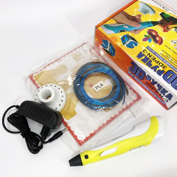 3d ручка на акумуляторі 3D ручка Smart 3D Pen 2 желтая, Дитяча 3d 3d ручка, IS-705 3D ручка | Зображення 8