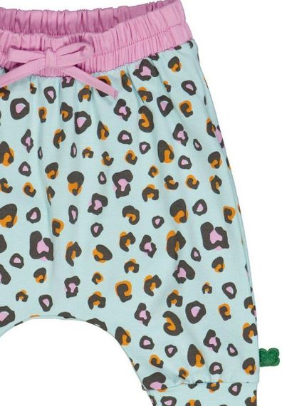 Дитячі трикотажні штани для дівчинки Green Cotton 98 см Блакитні (251112119) | Зображення 1
