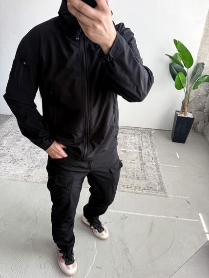 Костюм Soft Shell не утеплений чорний | Зображення 1
