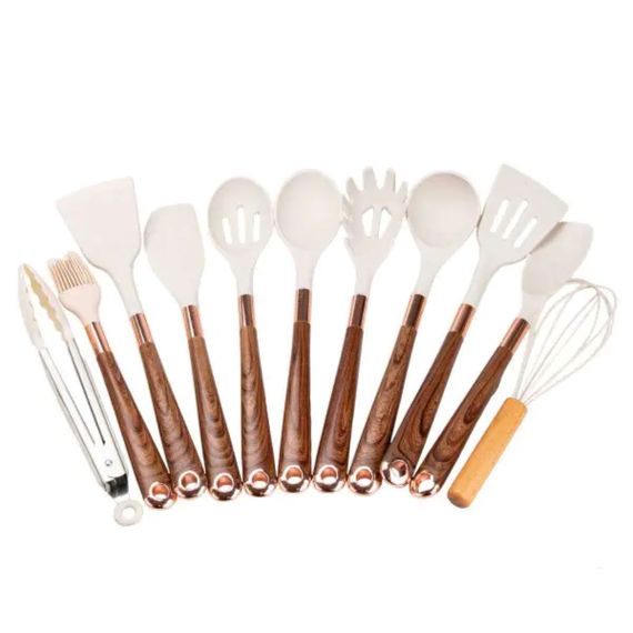 Набор кухонных принадлежностей с подставкой 11 шт поварской набор 32 см • 28 см • 24 см HP27475 | Зображення 3