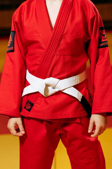 Кімоно для джиу - джитсу червоне, TM "Kintayo", 130 зріст, щільність 350 гр/м.кв. | Зображення 1