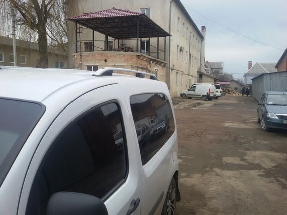 Рейлинги Skyport (серый мат) Макси база для Renault Kangoo 2008-2020 гг | Зображення 1