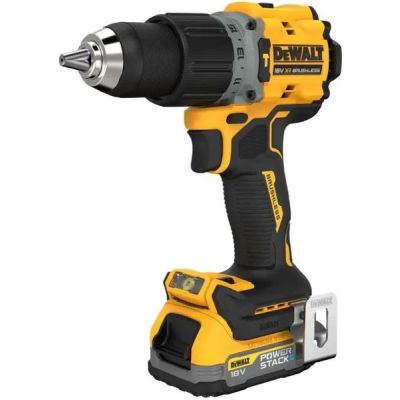 Шуруповерт DeWALT XR Li-Ion PowerStack 90 Нм, 18V 1x1.7Ah, кейс TSTAK (DCD805E1T) | Зображення 4