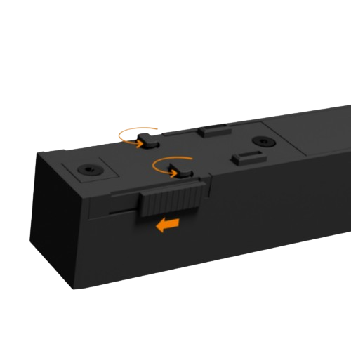 LED Світильник магнітний трековий 21W 4000К 48V чорний VL-TRMS-LD460B Videx | Зображення 1