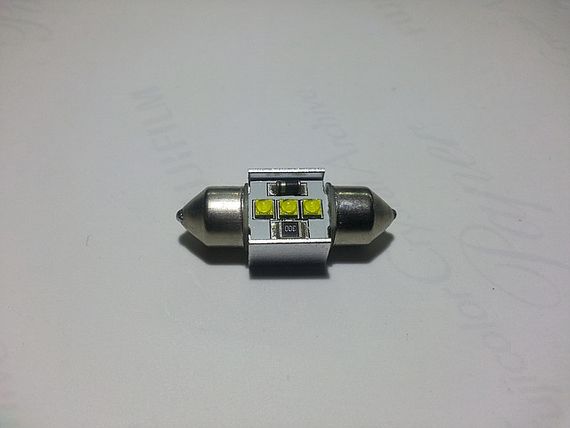 Светодиодная CANBUS автолампа  FT10 (31mm) (150 Lm) с "обманкой" Samsung LED chip SMD2323