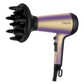 Електричний фен для волосся з дифузором DARIO DHD9222 2200Вт, Фен для волосся з іонізацією OH-10