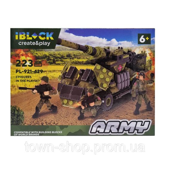Конструктор Армия IBLOCK PL-921-429, 4 вида Вид 4