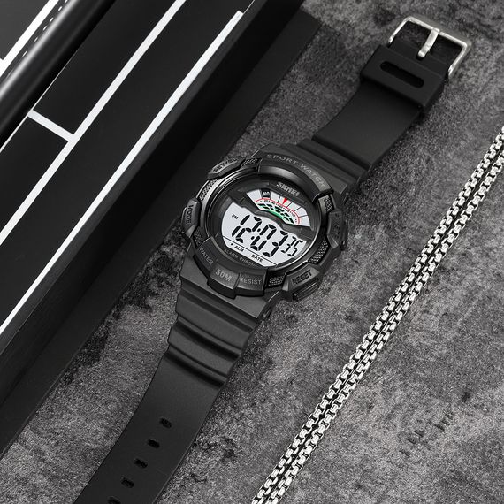 Чоловічий годинник Skmei 2153BKWT Black-White | Зображення 4
