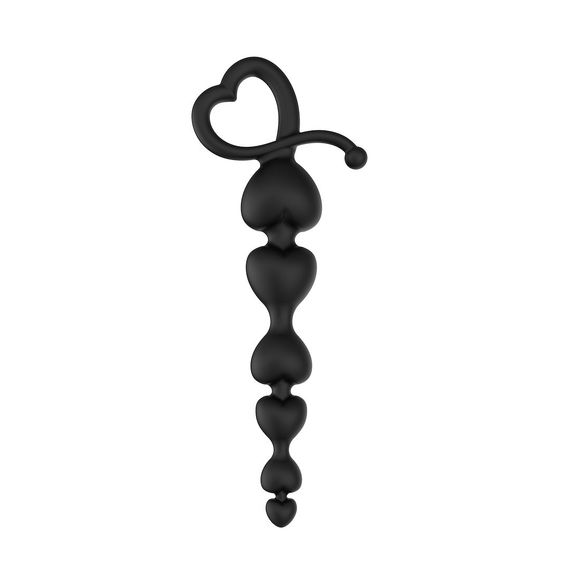 Анальний ланцюжок Wild Play Anal Beads C2, чорний | Зображення 1