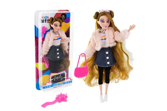 Лялька Emily Grace KH24/002 в стильному вбранні, аксес, і короб. 16,4*37,5*5,2 см