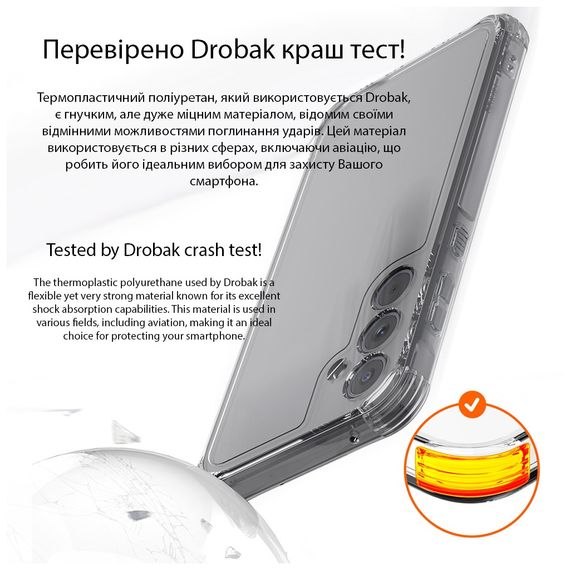 Чохол до мобільного телефона Drobak Acrylic with Airbag Samsung A17 4G (858516) | Зображення 7