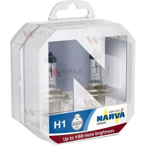 480682100 NARVA Лампа H1 12V 55W P14,5s (+150%) (2 шт.) RANGE POWER 150