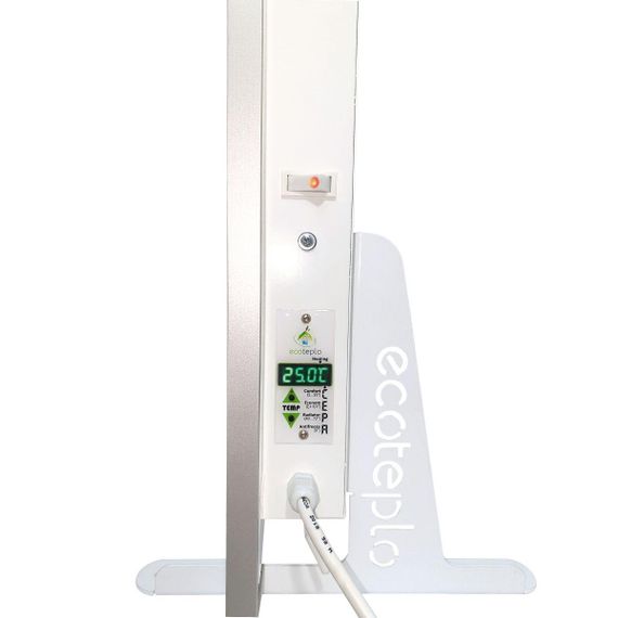 Керамический обогреватель Ecoteplo Air 1000 ME GL с конвекционным теном и терморегулятором, серый лофт | Зображення 5
