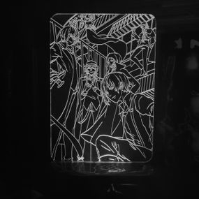 Акриловый светильник-ночник Великий из Бродячих Псов белый tty-n000811