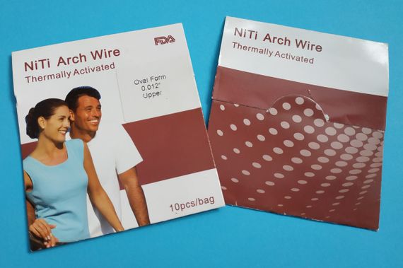 Дуги термоактивні NiTi Arch Wire (Oval Form) .012" ВЩ, 10 шт.