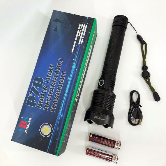 Фонарик светодиодный для туриста X-Balog BL-X92-P70, Компактный аккумуляторный фонарь NJ-86 | Зображення 9