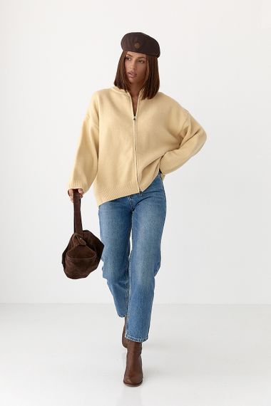 Мом-джинси з високою посадкою - синій цвет, 34р (є розміри) | Зображення 2