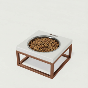 Миска на подставке для кошек и маленьких собак Hollky Base Solo S (1 × 0,45 л) Solo S-18187-GLWH