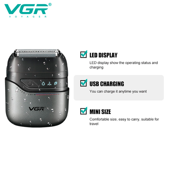 Електробритва бездротова акумуляторна VGR V-379 (45565-V-379_465) | Зображення 6