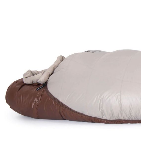 Спальник з натуральним пухом Naturehike Snowbird NH20YD001,p-р L, коричневий 560 г | Зображення 4