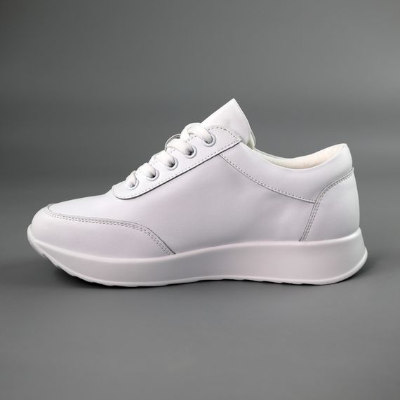 Кросівки жіночі шкіряні 591414 Білі 36 37 38 39 40 41 | Зображення 2