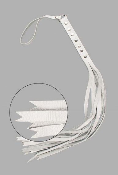 Флогер S&M Fancy Leather Floger, White sexstyle | Зображення 2