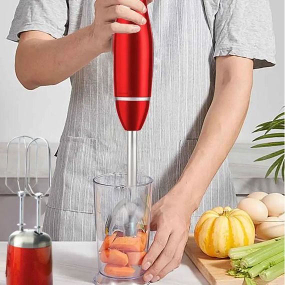 Блендер занурювальний 3в1, 450Вт, TEXET THB-05 / Ручний блендер подрібнювач / Кухонний блендер / Блендер міксер | Зображення 2