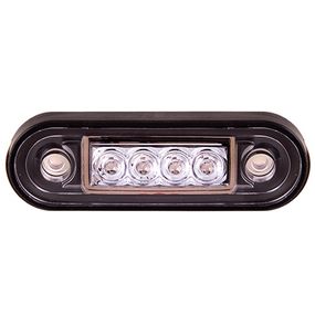 Повторювач габариту (палець подвiйний) 4 LED 12/24V червоний