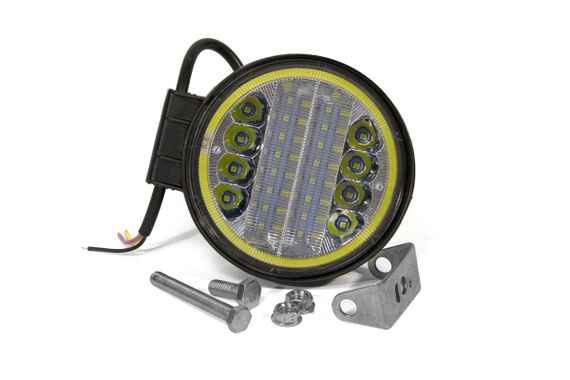 Светодиодная фара AllLight J35 с ангельским глазом spot 9-30V
