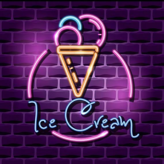 Неоновий світильник Ice Cream 390х340 acr-n000093 | Зображення 3