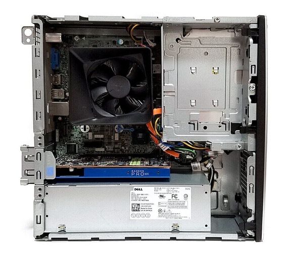 Комп'ютер Dell Inspiron 3470 SFF / Intel Core i3-9100 (4 ядра по 3.6 - 4.2 GHz) / 16 GB DDR4 / 256 GB SSD M.2 / AMD Radeon Pro WX 3100, 4 GB GDDR5, 128-bit / Win 10 Home б/в | Зображення 3