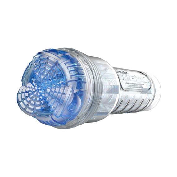 Мастурбатор Fleshlight Turbo Core Blue Ice, оральний секс (глибоке горло) | Зображення 1