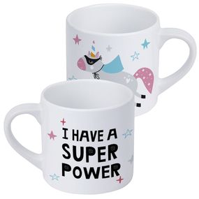 Кружка маленькая I have a super power 170 мл (KRD_20M055)