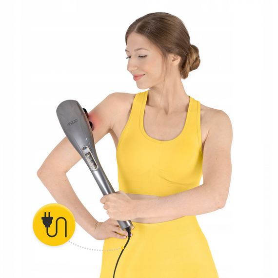 Ручний вібраційний масажер для тіла 4FIZJO Long Stick 7 в 1 4FJ0555 Grey (P-5907739319135) | Зображення 3