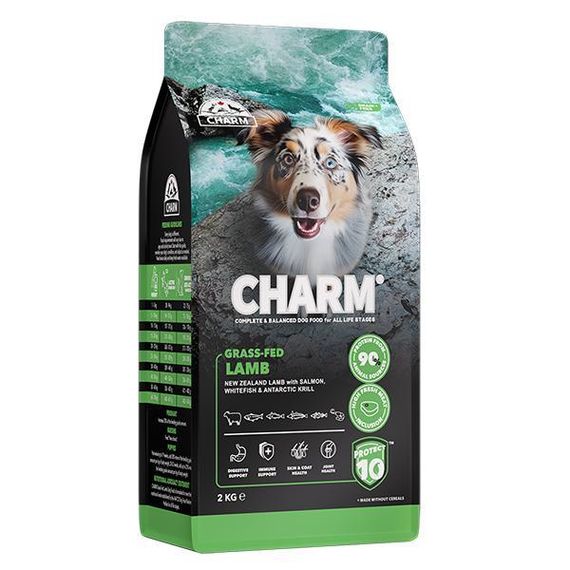 Сухой беззерновой холистик корм Charm Grass-Fed Lamb Чарм ягненок выкормленный на траве для собак 2 кг.