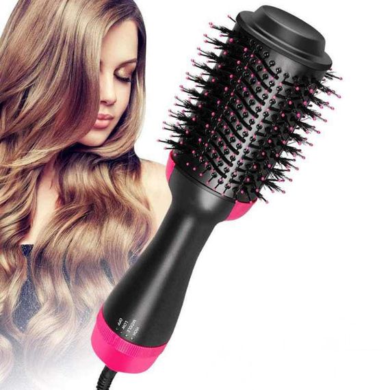 Фен - щетка для волос One Step Hair Dryer and Styler Вращающийся стайлер для укладки волос 3 в 1 | Зображення 1