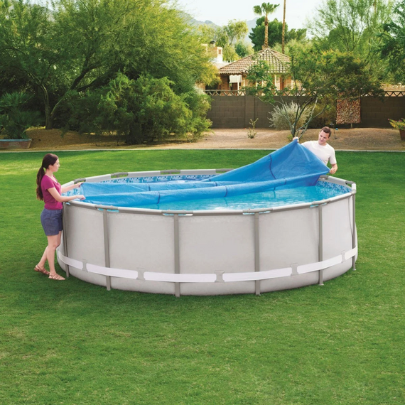 Теплозберігаюче покриття (солярна плівка) для басейну Intex 28010T діаметр 206 см | Зображення 6