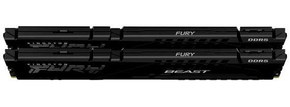 Память ПК Kingston DDR5 32GB KIT (16GBx2) 6000 FURY Beast EXPO KF560C36BBE2K2-32 | Зображення 2