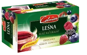 Чай фруктовый Celmar со вкусом лесная ягода в пакетах (саше) 20шт, 34г, Польша