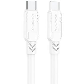 Дата кабель Borofone BX81 Type-C to Type-C 60W (1m) Белый