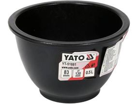 Кувшин резиновый для гипса растворов 0,5л Ø-130мм H-83мм YATO YT-51881