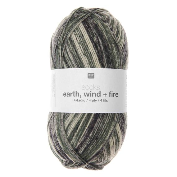 Rico Design Socks Earth + Wind + Fire, 04 - Forest | Зображення 1