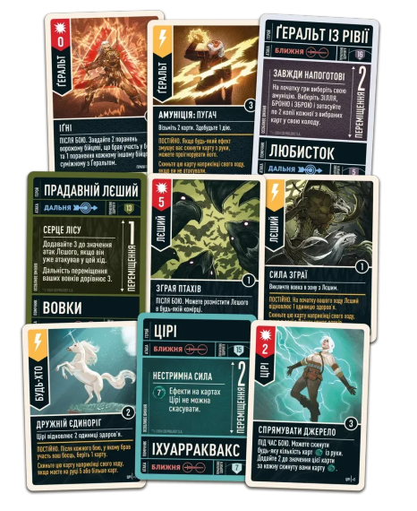 Настільна гра Unmatched: The Witcher. Відьмак: Сталь і срібло (Steel and Silver) | Зображення 2