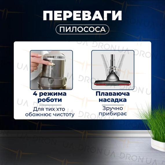 Вертикальний пилосос безмішковий XPRO SK-3378 2000 Вт (45771-SK-3378_1383) | Зображення 6