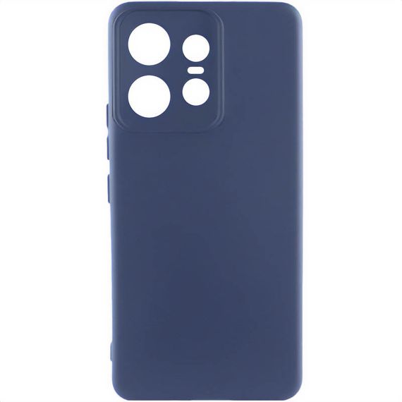 Чехол Silicone Cover Lakshmi Full Camera (AA) для Motorola Edge 50 Pro Синий / Midnight Blue