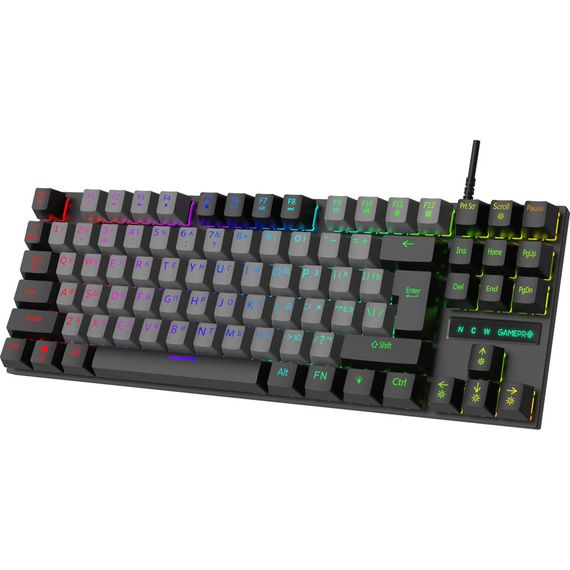 Клавіатура GamePro MK100B Blue Switch LED USB Black (MK100B) | Зображення 2